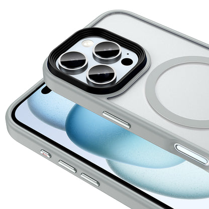 iPhone 16 Pro Max Kılıf Mat Arka Yüzey Wireless Şarj Özellikli Zore Flet M-safe Kılıf