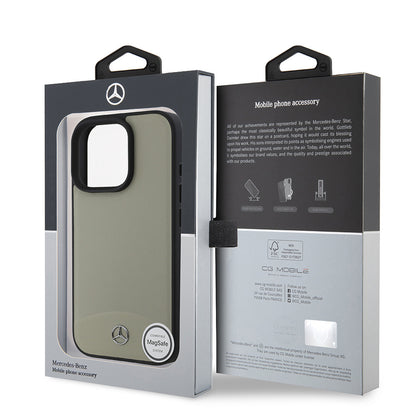 iPhone 16 Pro Max Kılıf Mercedes Benz OrijinalLisanslı M-safe Şarj Özellikli Dokulu ve Düz Deri Kılıf