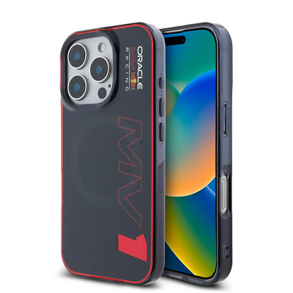 iPhone 16 Pro Max Kılıf Redbull Orijinal Lisanslı M-safe Şarj Özellikli Çift Katmanlı Sert PC Büyük Boy MV Kılıf