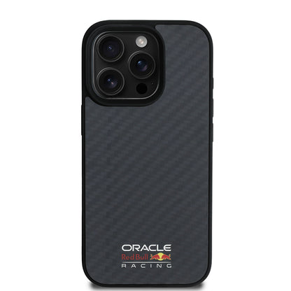 iPhone 16 Pro Max Kılıf Redbull Orijinal Lisanslı M-safe Şarj Özellikli Karbon Fiber Tasarımlı Parlayan Logolu Kılıf