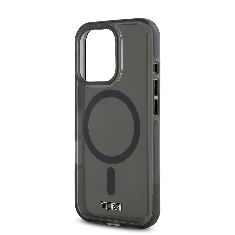 iPhone 16 Pro Max Kılıf TUMI Orijinal Lisanslı M-safe Şarj Özellikli Airbagli Transparan Kılıf