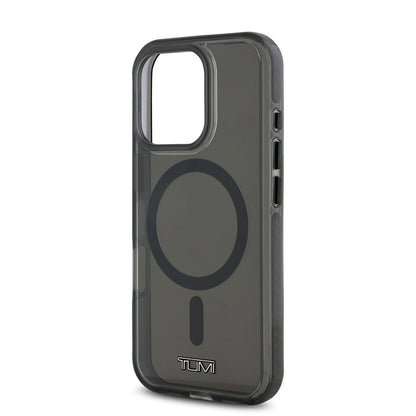 iPhone 16 Pro Max Kılıf TUMI Orijinal Lisanslı M-safe Şarj Özellikli Airbagli Transparan Kılıf