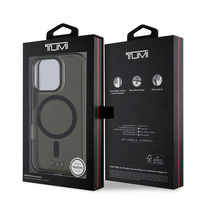 iPhone 16 Pro Max Kılıf TUMI Orijinal Lisanslı M-safe Şarj Özellikli Airbagli Transparan Kılıf