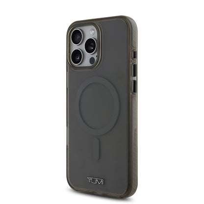 iPhone 16 Pro Max Kılıf TUMI orijinal Lisanslı M-safe Şarj Özellikli Airbagli Transparan Kılıf