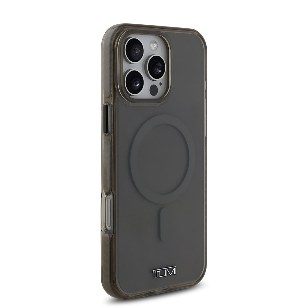 iPhone 16 Pro Max Kılıf TUMI orijinal Lisanslı M-safe Şarj Özellikli Airbagli Transparan Kılıf
