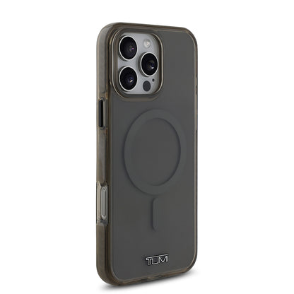 iPhone 16 Pro Max Kılıf TUMI orijinal Lisanslı M-safe Şarj Özellikli Airbagli Transparan Kılıf