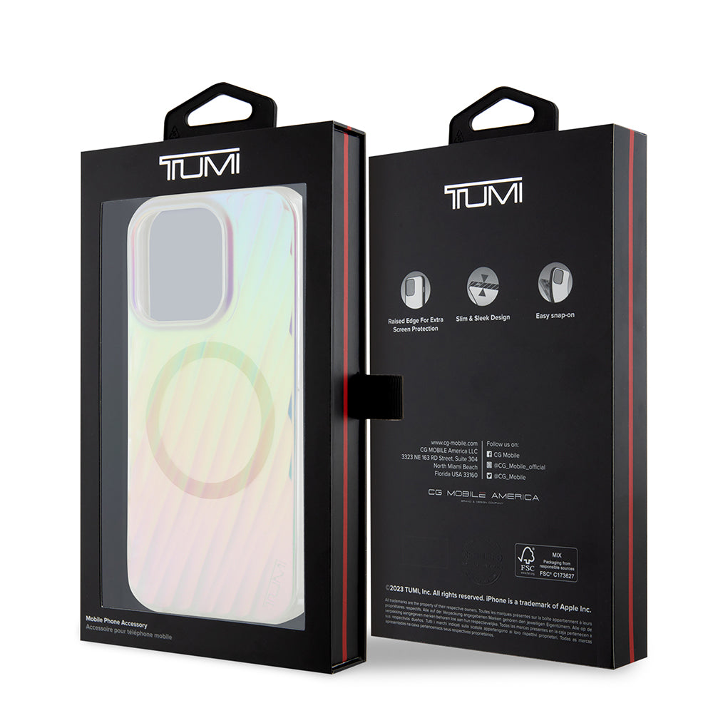 iPhone 16 Pro Max Kılıf TUMI orijinal Lisanslı M-safe Şarj Özellikli Transparan Kılıf