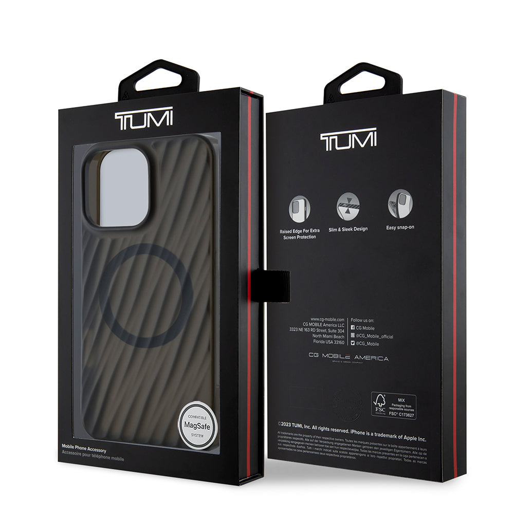 iPhone 16 Pro Max Kılıf TUMI orijinal Lisanslı M-safe Şarj Özellikli Transparan Kılıf