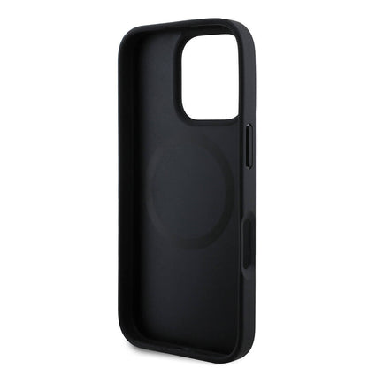 iPhone 16 Pro Max Kılıf U.S. Polo Assn. orijinal Lisanslı M-safe Şarj Özellikli Circle ve Double Horse Logolu Deri Kılıf