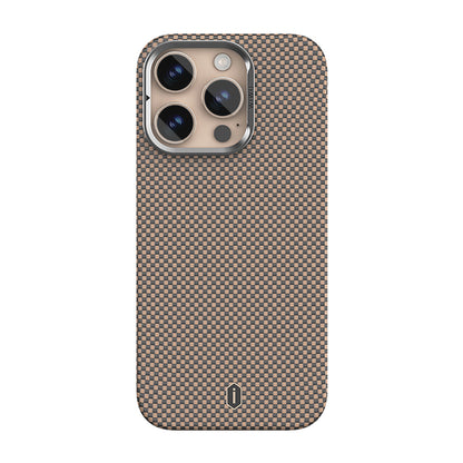 iPhone 16 Pro Max Kılıf Wiwu DCC-208 M-safe Şarj Özellikli Kamera Standlı Aramid Fiber Tasarım Kılıf