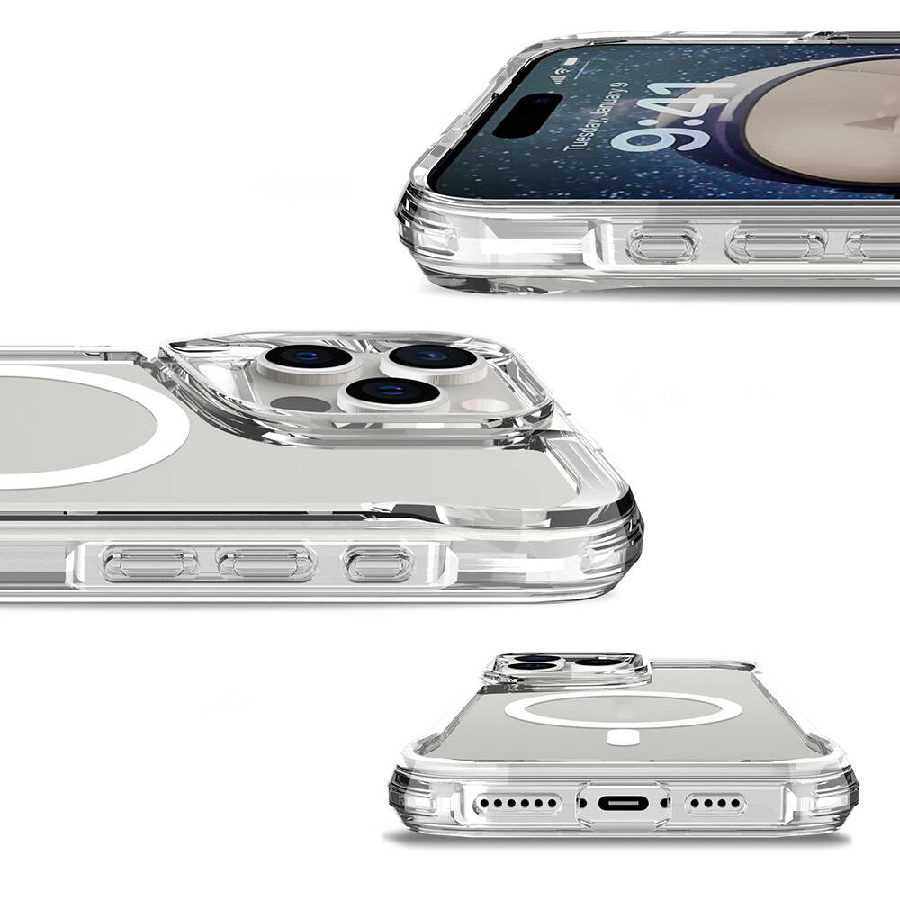 iPhone 16 Pro Max Kılıf Zore M-safe Şarj Özellikli T-Max M-safe Kılıf