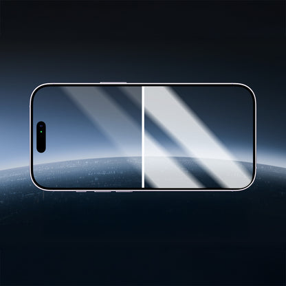iPhone 16 Pro Max Youngkit 2.5D Anti Reflective Parmak İzi Bırakmayan Temperli Cam Ekran Koruyucu