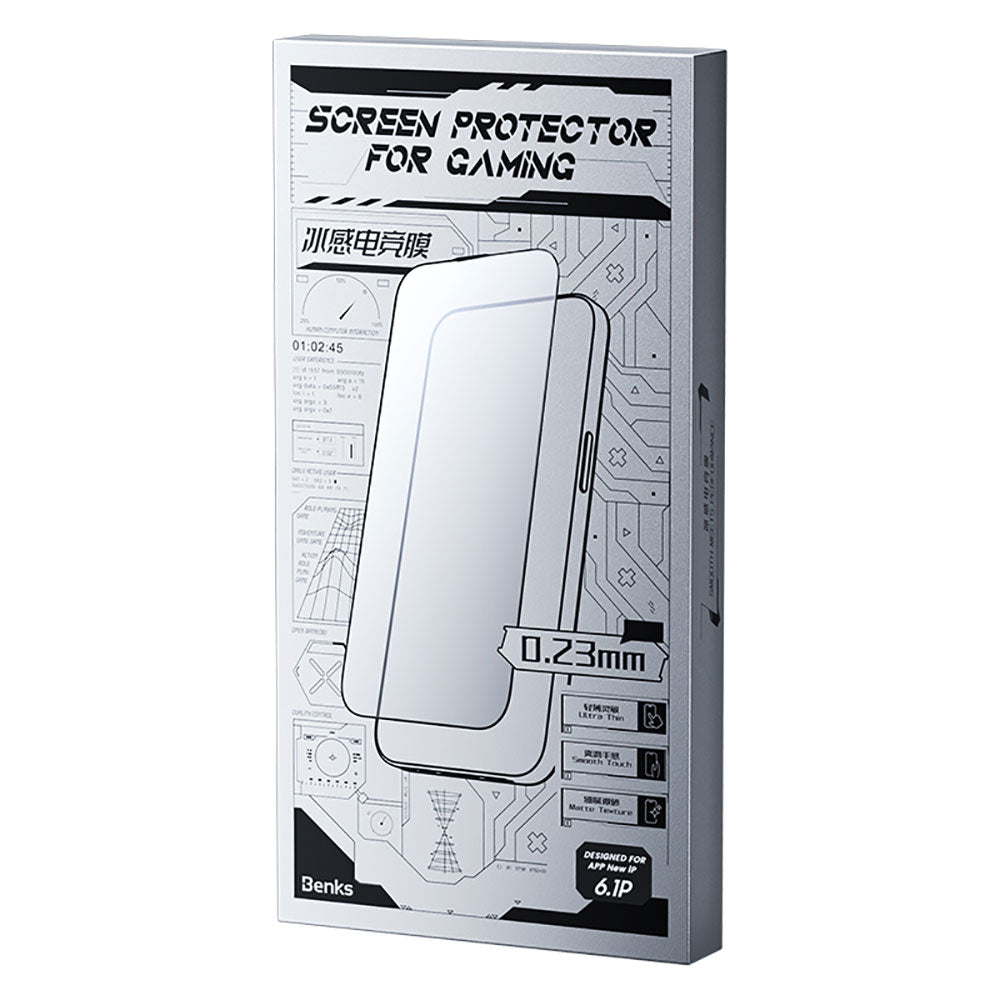 iPhone 16E Benks Gaming Anti-Dust Toz Önleyici Mat Cam Ekran Koruyucu