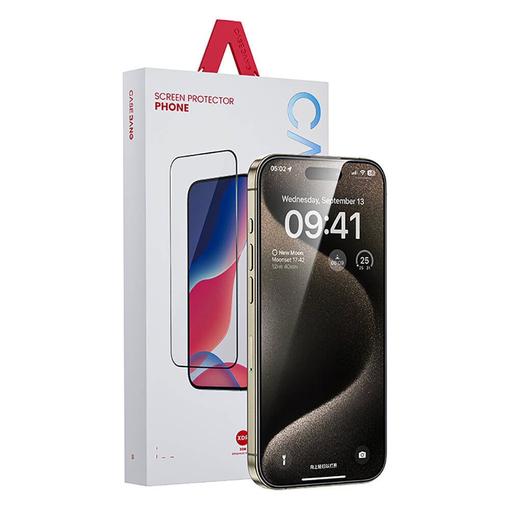iPhone 16E Casebang Clear HD Ekran Koruyucu + Kolay Uygulama Aparatı