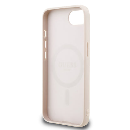 iPhone 16E Kılıf Guess Orijinal Lisanslı M-safe Şarj Özellikli Small 4G Classic Kılıf