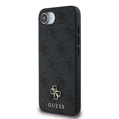 iPhone 16E Kılıf Guess Orijinal Lisanslı M-safe Şarj Özellikli Small 4G Classic Kılıf