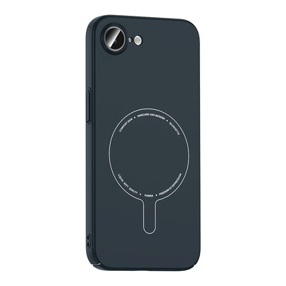 iPhone 16E Kılıf M-Safe Şarj Özellikli Kamera Korumalı Zore Elio Sert PC Kılıf