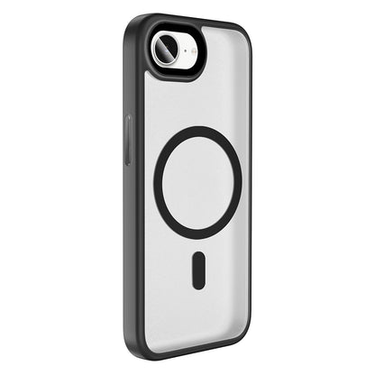 iPhone 16E Kılıf Mat Arka Yüzey Wireless Şarj Özellikli Zore Flet M-safe Kılıf