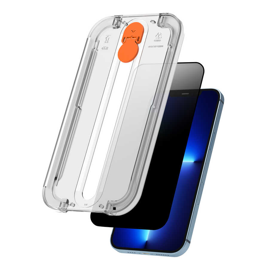 iPhone 16E Wiwu Easy İnstall iPrivacy Temperli Ekran Koruyucu