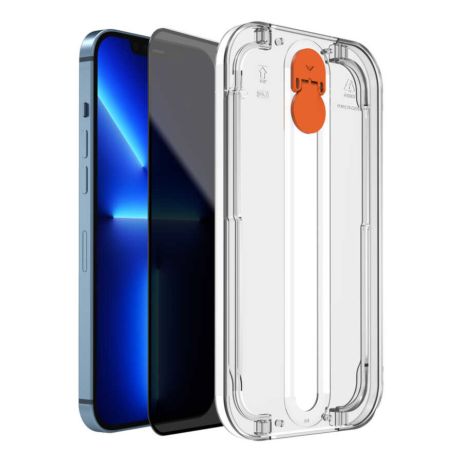 iPhone 16E Wiwu Easy İnstall iPrivacy Temperli Ekran Koruyucu