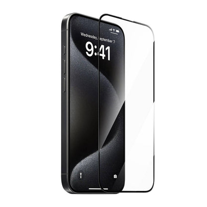 iPhone 16E Wiwu GT-008 Polimer Oleofobik Kaplama Şeffaf Pürüzsüz Temperli Cam Ekran Koruyucu 10'lu Paket
