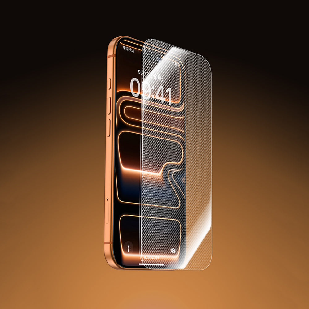 iPhone 17 Air Benks Glass Warrior 2.0 EZFita Safir Cam Ekran Koruyucu + Kolay Uygulama Aparatı
