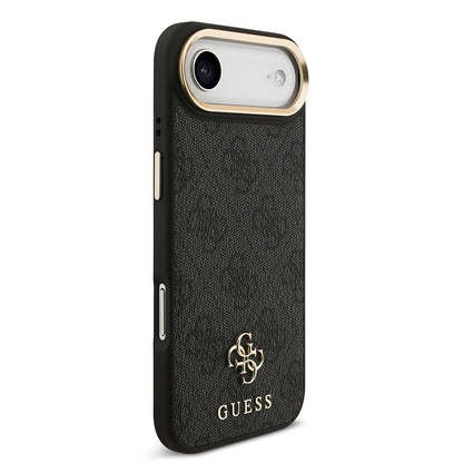 iPhone 17 Air Guess Orijinal Lisanslı 4G ve Yazı Logolu Kılıf + Ekran Koruyucu + Lens Koruyucu 3in1 Aksesuar Seti