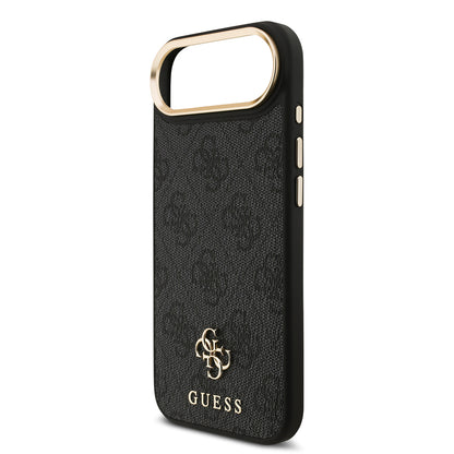 iPhone 17 Air Guess Orijinal Lisanslı 4G ve Yazı Logolu Kılıf + Ekran Koruyucu + Lens Koruyucu 3in1 Aksesuar Seti