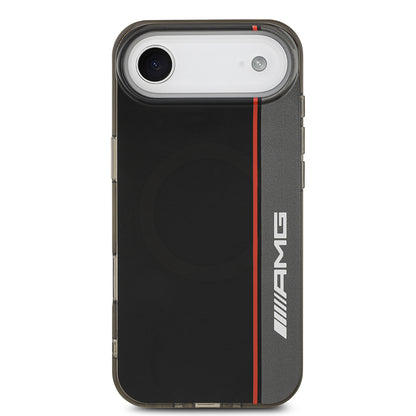 iPhone 17 Air Kılıf AMG Orijinal Lisanslı M-safe Şarj Özellikli IML Baskı Logolu Çift Katmanlı Bow Lines Kılıf