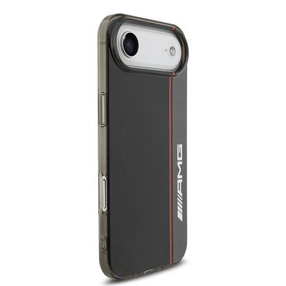 iPhone 17 Air Kılıf AMG Orijinal Lisanslı M-safe Şarj Özellikli IML Baskı Logolu Çift Katmanlı Bow Lines Kılıf