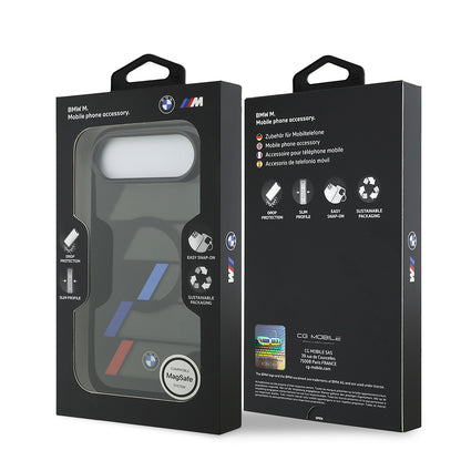 iPhone 17 Air Kılıf BMW Orijinal Lisanslı M-safe Şarj Özellikli IML Baskılı Üç Renkli M Dizayn Kılıf