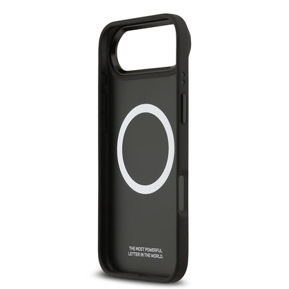 iPhone 17 Air Kılıf BMW Orijinal Lisanslı M-safe Şarj Özellikli Karbon Fiber Metal Logolu Kılıf