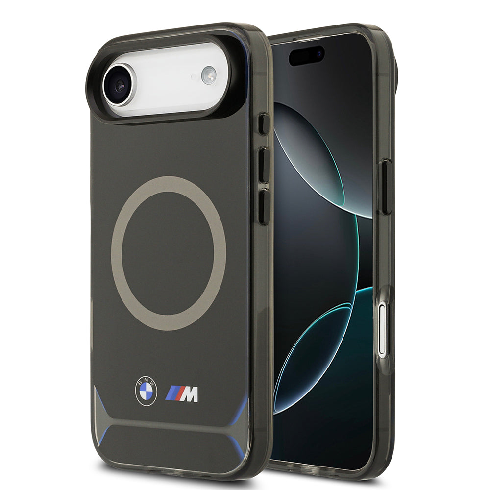 iPhone 17 Air Kılıf BMW Orijinal Lisanslı M-safe Şarj Özellikli Metal Buton Tasarımlı IML Baskılı M Dizayn Kılıf