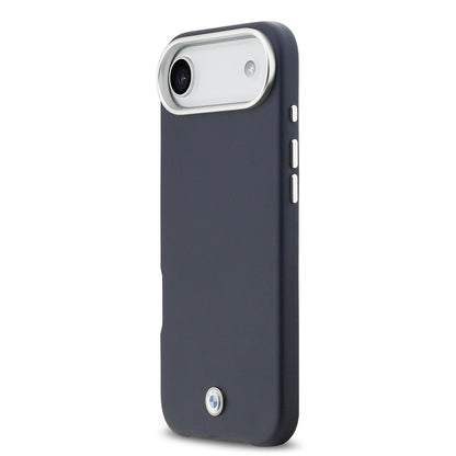 iPhone 17 Air Kılıf BMW Orijinal Lisanslı M-safe Şarj Özellikli Metal Logolu Tam Kaplama Deri Kılıf