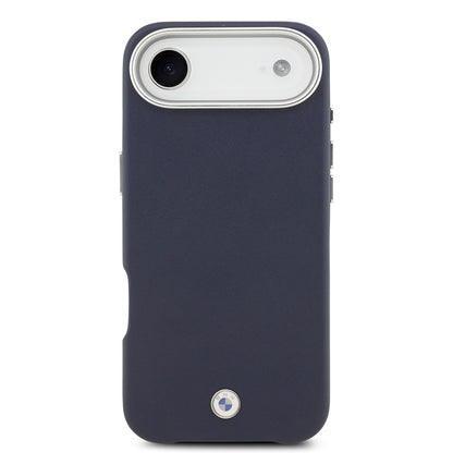 iPhone 17 Air Kılıf BMW Orijinal Lisanslı M-safe Şarj Özellikli Metal Logolu Tam Kaplama Deri Kılıf
