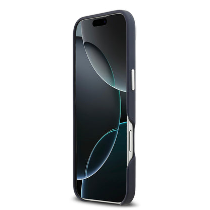 iPhone 17 Air Kılıf BMW Orijinal Lisanslı M-safe Şarj Özellikli Metal Logolu Tam Kaplama Deri Kılıf