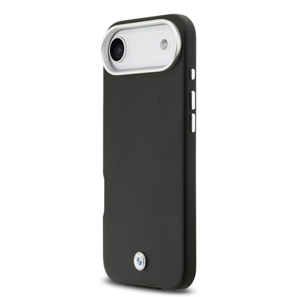 iPhone 17 Air Kılıf BMW Orijinal Lisanslı M-safe Şarj Özellikli Metal Logolu Tam Kaplama Deri Kılıf