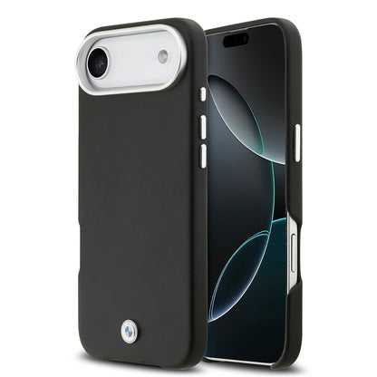 iPhone 17 Air Kılıf BMW Orijinal Lisanslı M-safe Şarj Özellikli Metal Logolu Tam Kaplama Deri Kılıf