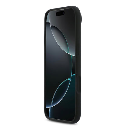 iPhone 17 Air Kılıf DKNY Orjinal Lisanslı M-safe Şarj Özellikli Metal Logolu Silikon Kılıf