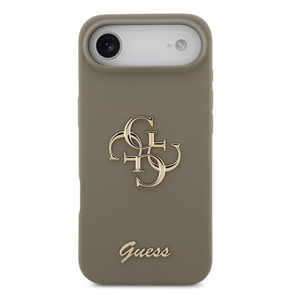 iPhone 17 Air Kılıf Guess Orijinal Lisanslı Grained Yazı Logolu Kılıf