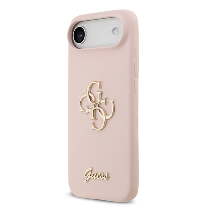 iPhone 17 Air Kılıf Guess Orijinal Lisanslı Grained Yazı Logolu Kılıf