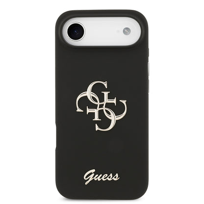 iPhone 17 Air Kılıf Guess Orijinal Lisanslı Grained Yazı Logolu Kılıf