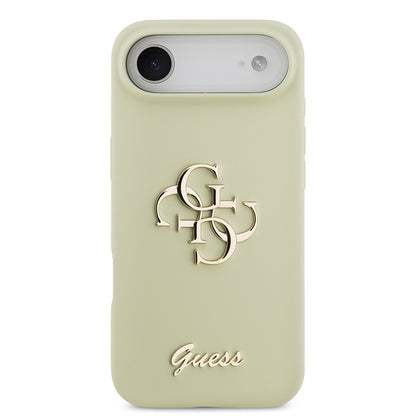 iPhone 17 Air Kılıf Guess Orijinal Lisanslı Grained Yazı Logolu Kılıf