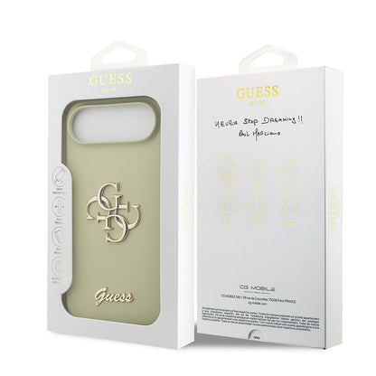 iPhone 17 Air Kılıf Guess Orijinal Lisanslı Grained Yazı Logolu Kılıf