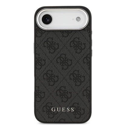 iPhone 17 Air Kılıf Guess Orijinal Lisanslı M-safe Şarj Özellikli 4G Klasik Yazı Logolu Kılıf