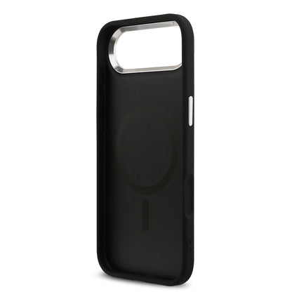 iPhone 17 Air Kılıf Guess Orijinal Lisanslı M-safe Şarj Özellikli 4G Klasik Yazı Logolu Kılıf