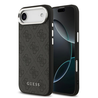 iPhone 17 Air Kılıf Guess Orijinal Lisanslı M-safe Şarj Özellikli 4G Klasik Yazı Logolu Kılıf