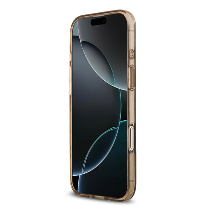 iPhone 17 Air Kılıf Guess Orijinal Lisanslı M-safe Şarj Özellikli IML Peony ve 4G Desenli Klasik Logolu Kılıf