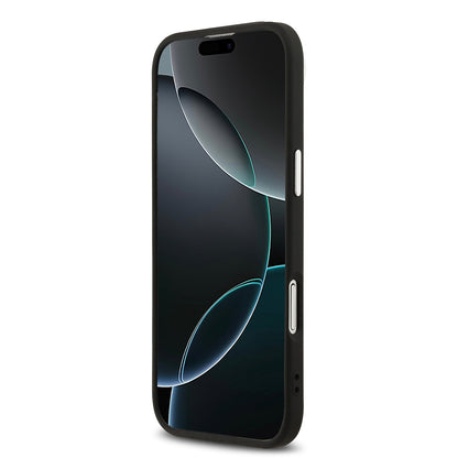 iPhone 17 Air Kılıf Guess Orijinal Lisanslı M-safe Şarj Özellikli Klasik Yazı Logolu PU Deri Kılıf