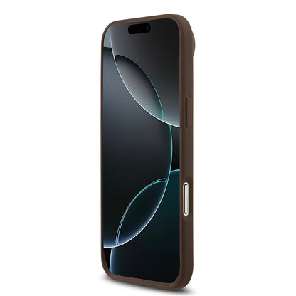 iPhone 17 Air Kılıf Guess Orijinal Lisanslı M-safe Şarj Özellikli Yazı Logolu Circle Classic Kılıf